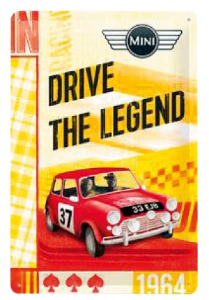 Plaque Mini drive the legend