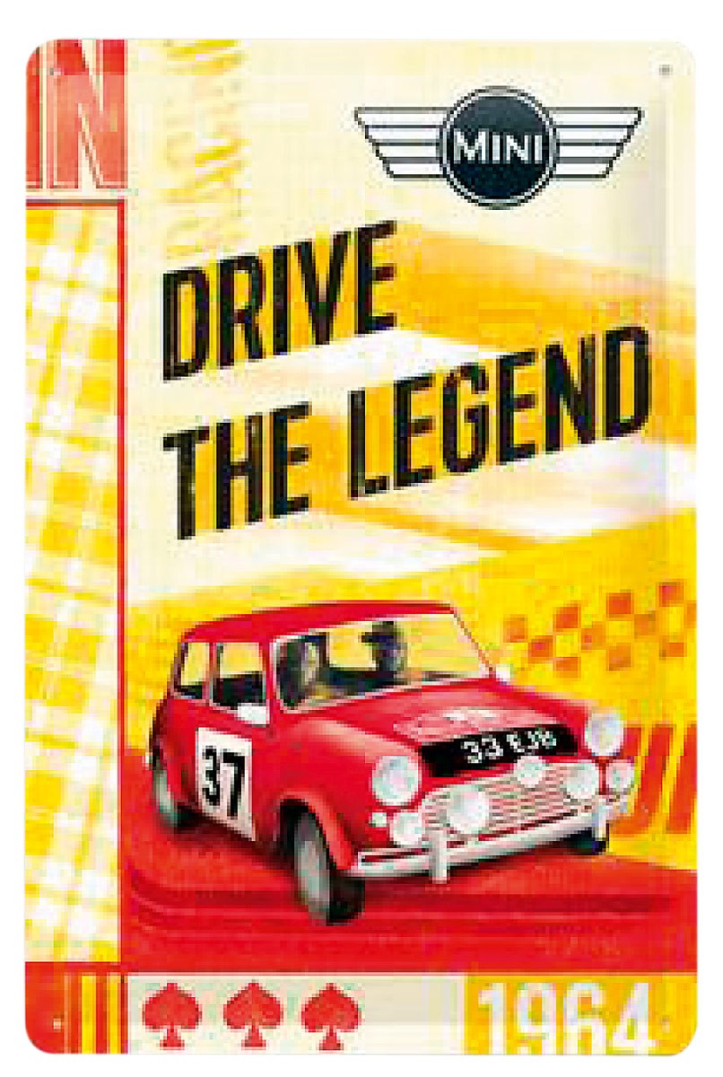 Plaque Mini drive the legend