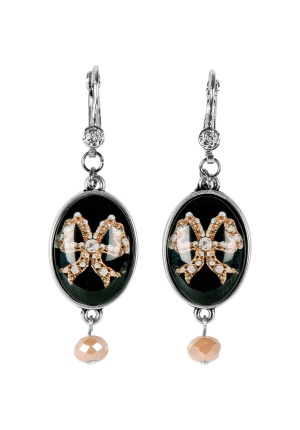 Paire de boucle d’oreilles rococo