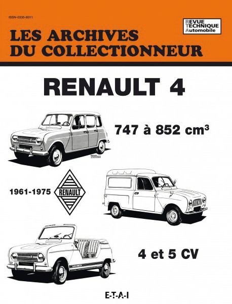 Renault 4l 4 et 5 CV 61/76 RTA 50