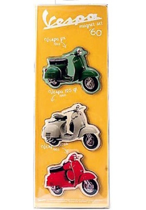 Lot de 3 magnets Vespa année 60