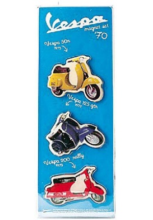 Lot de 3 magnets Vespa année 70