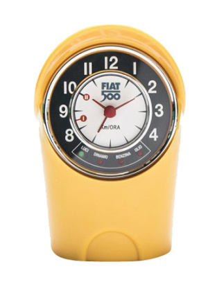 Horloge tableau de bord Fiat 500 jaune