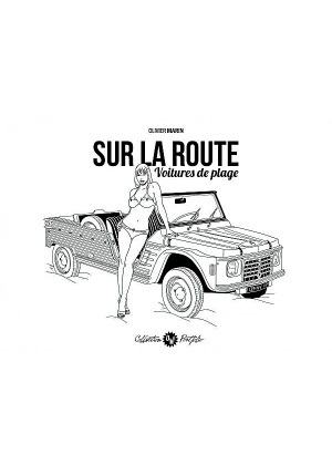 Portfolio sur la route voitures de plage