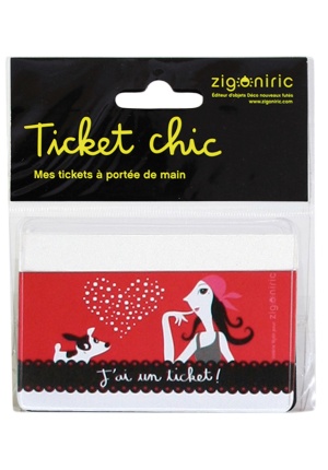 Pochette à tickets Lady Dog