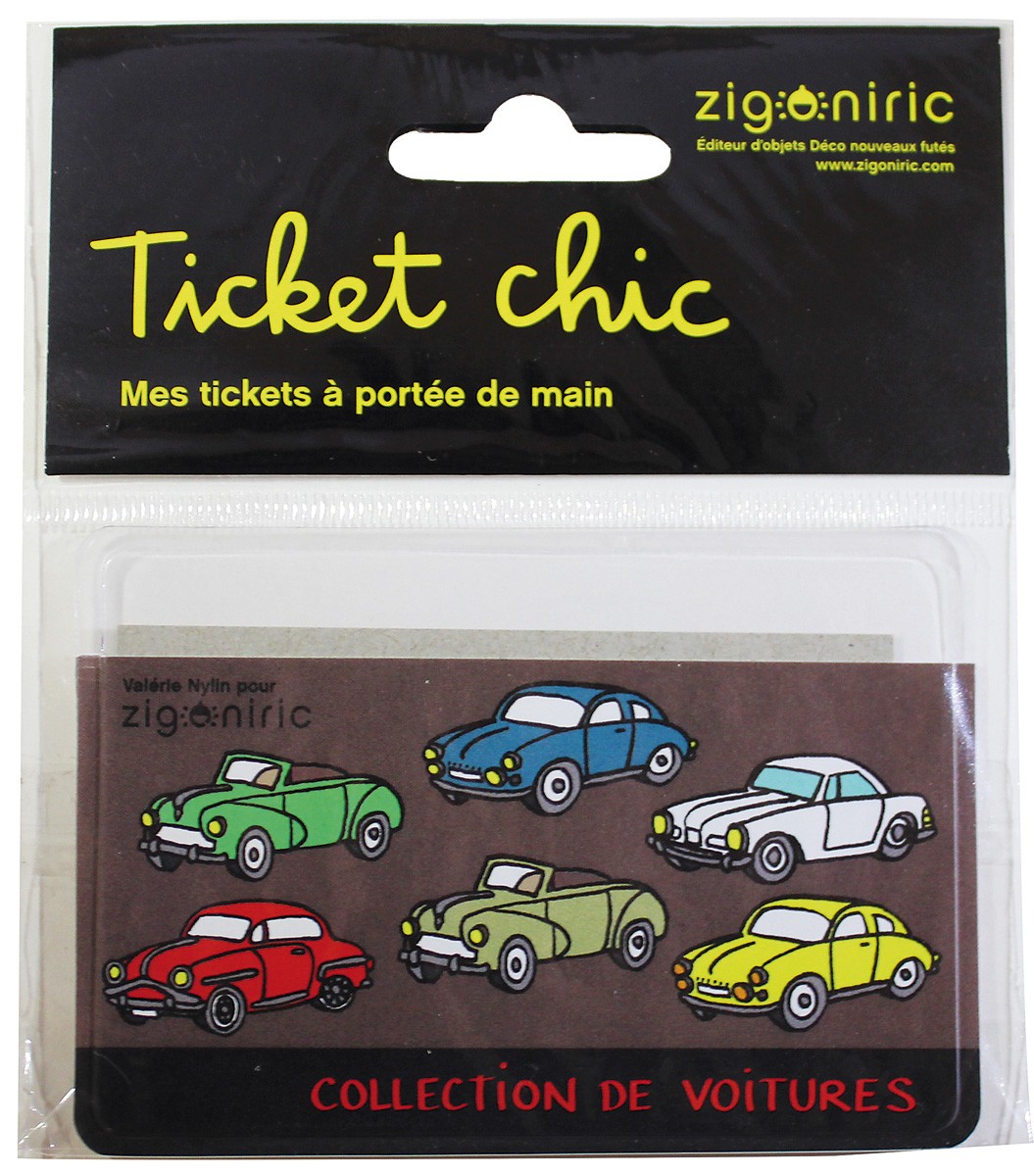 Pochette à tickets Auto rétro