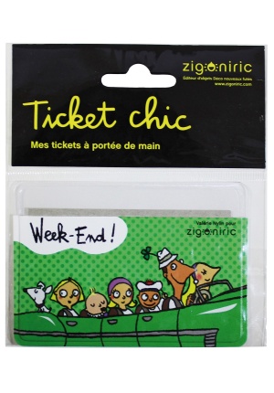 Pochette à tickets Week-end