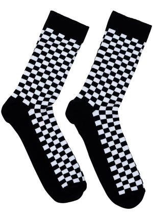 Chaussettes adulte damier 43/46 24 Heures Le Mans