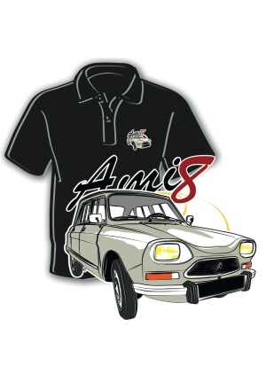 Polo Citroën Ami 8 grise