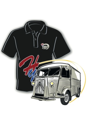 Polo Citroën HY gris taille l