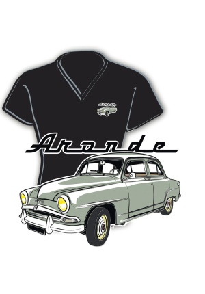Tee-shirt femme Simca Aronde grise taille s