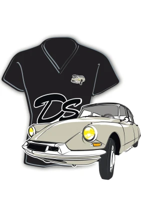Tee-shirt femme Citroën DS grise