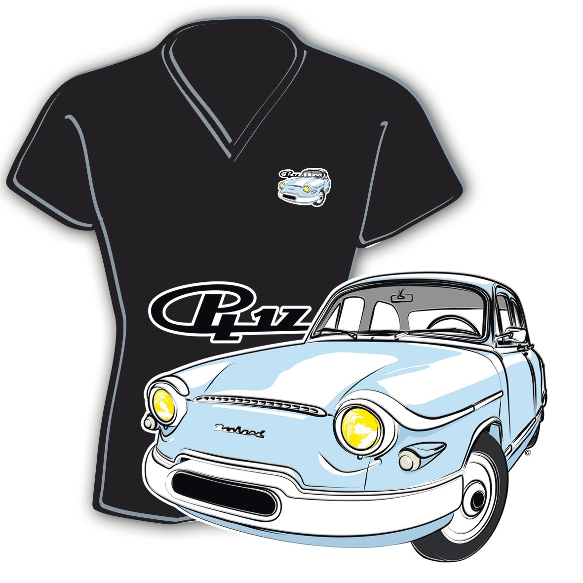 Tee-shirt femme Panhard PL 17 taille l