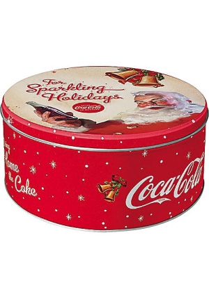 Boite ronde Coco Cola for sparkling holidays