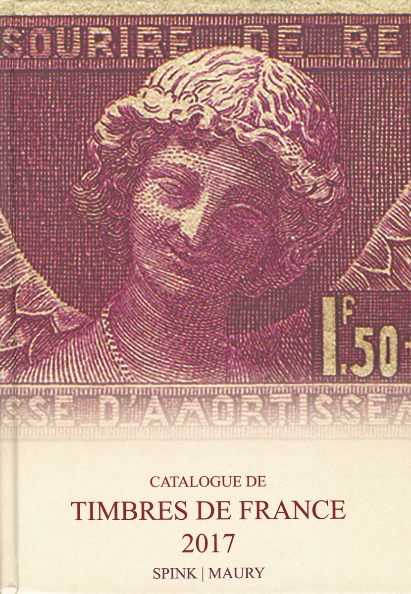 Catalogue de timbres de france 2017