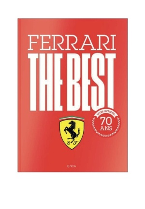 Ferrari the best livre officiel 70 ans
