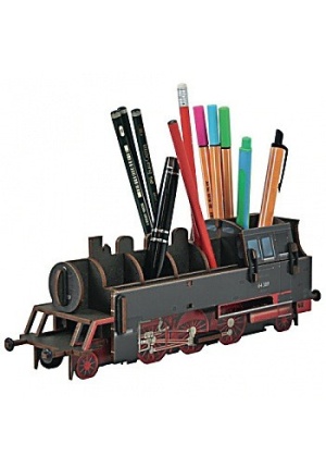 Pot à crayons locomotive