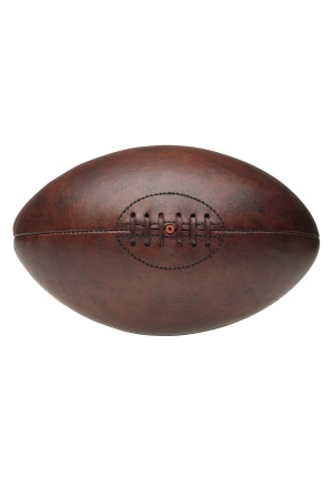 Ballon de rugby vintage