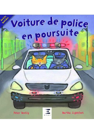 Voiture de police en poursuite