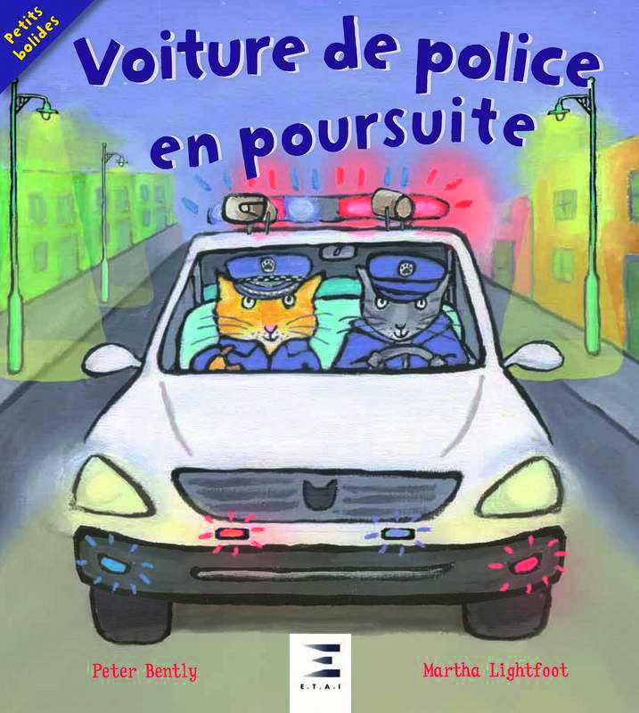 Voiture de police en poursuite