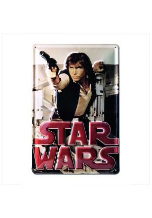 Plaque Star Wars - Han Solo