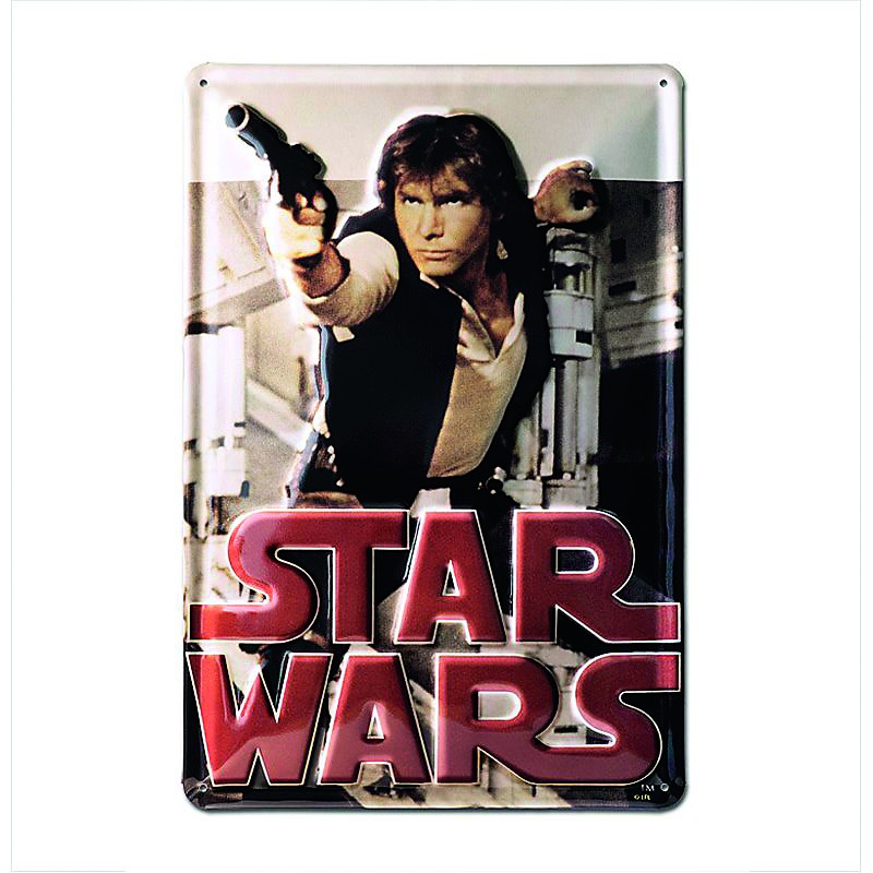 Plaque Star Wars - Han Solo