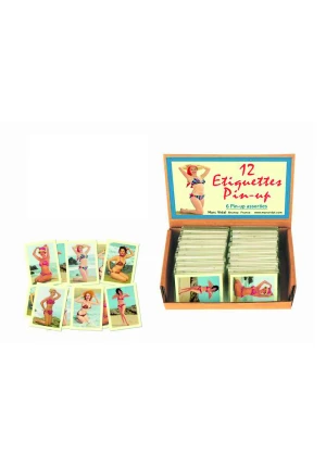 Étiquettes auto-collantes Pin-Up