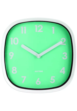 Horloge Square pastel menthe