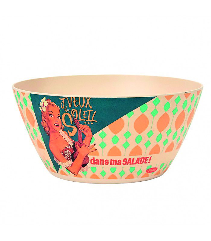 Saladier en fibre de bambou j’veux du soleil