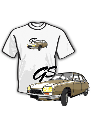 Tee-shirt Citroën GS taille l