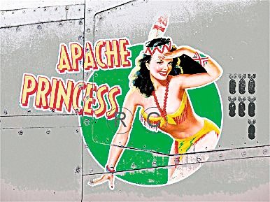 Plaque Apache princess