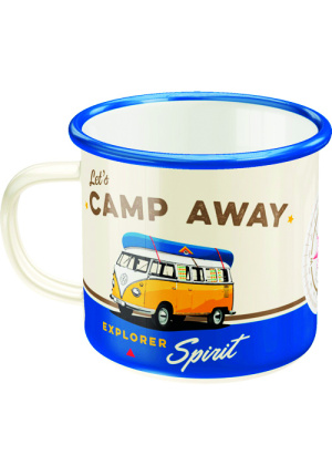 Mug émaillé VW let’s camp away