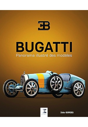Bugatti panorama illustré des modèles