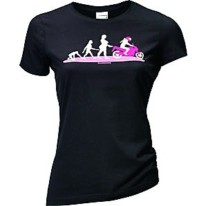 Tee shirt noir évolution femme taille m