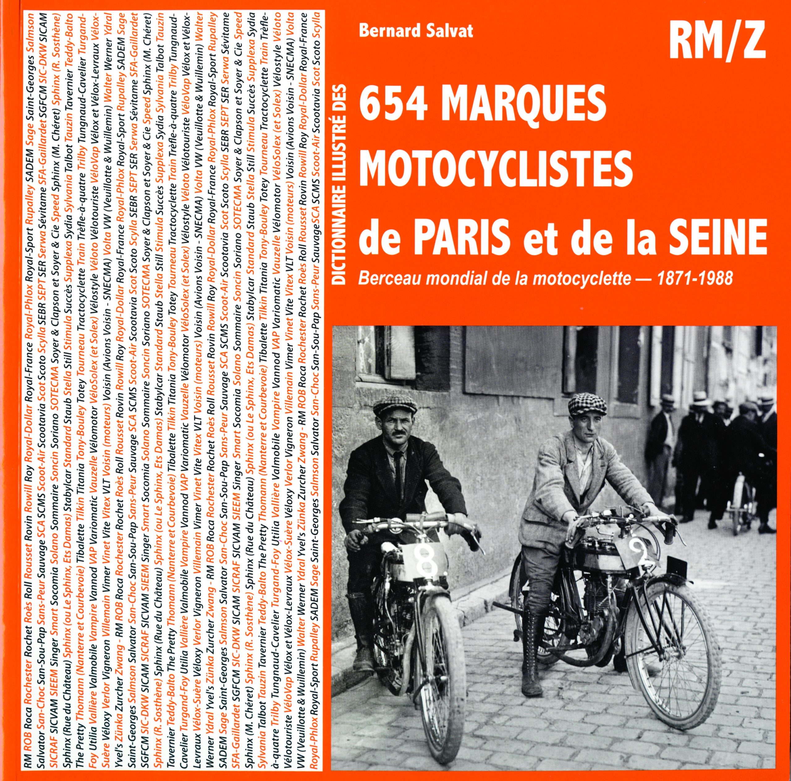 666 marques motocyclistes de Paris et de la Seine Tome 3 de Rm à Z
