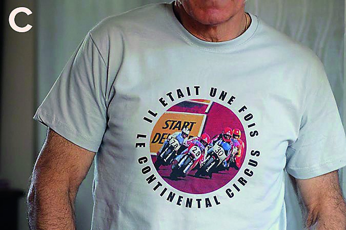 Tee-shirt blanc il était une fois le Continental Circus