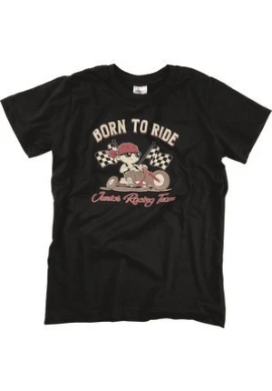 Tee-shirt enfant racing team noir