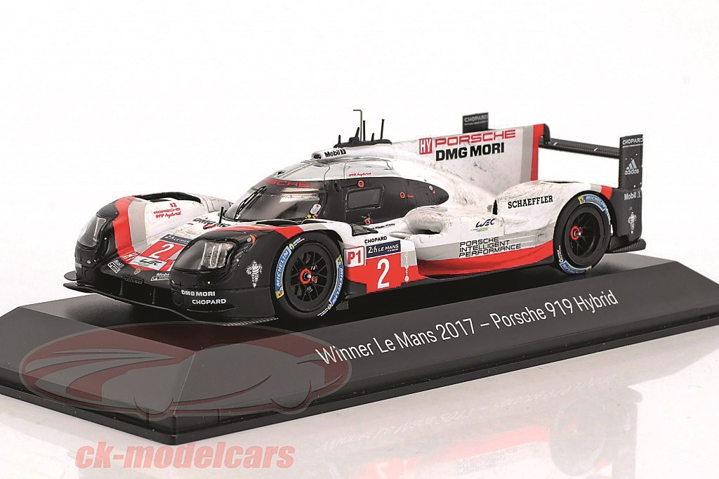 Miniature Porsche 919 hybrid 1/64eme