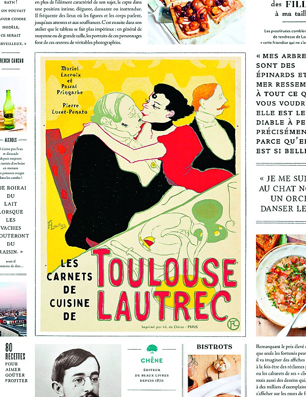 Les carnets de cuisine de Toulouse-Lautrec