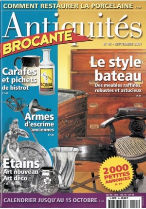 Antiquités Brocante n° 45 du 01/09/2001