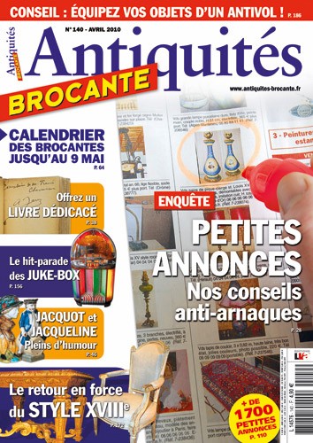 Antiquités Brocante n° 140 du 01/04/2010