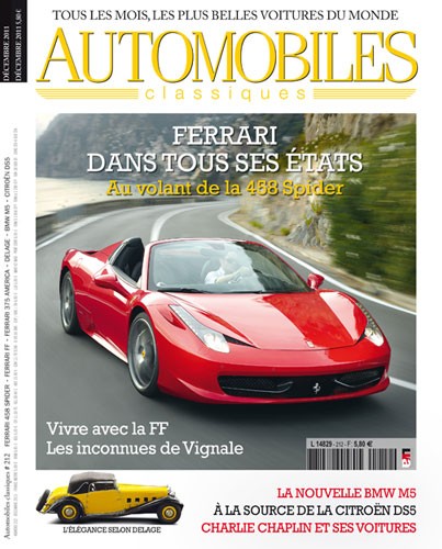 Automobiles Classiques n° 212 du 01/12/2011