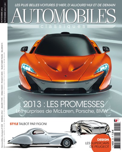 Automobiles Classiques n° 222 du 01/11/2012
