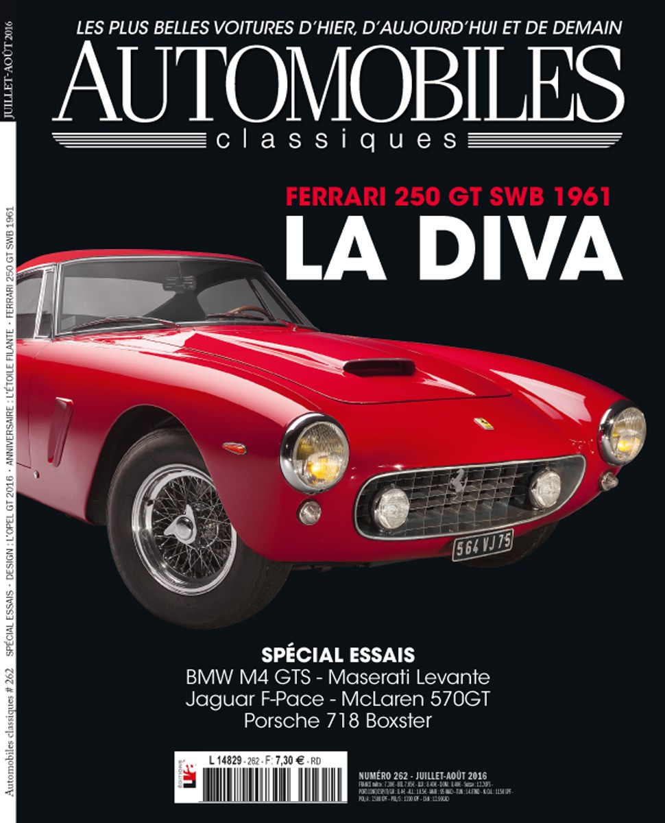 Automobiles Classiques n° 262 du 01/08/2016