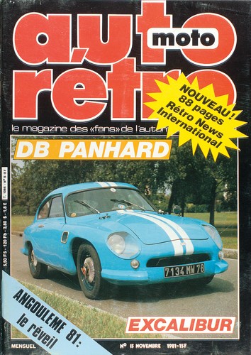 Autoretro n° 15 du 22/11/1981