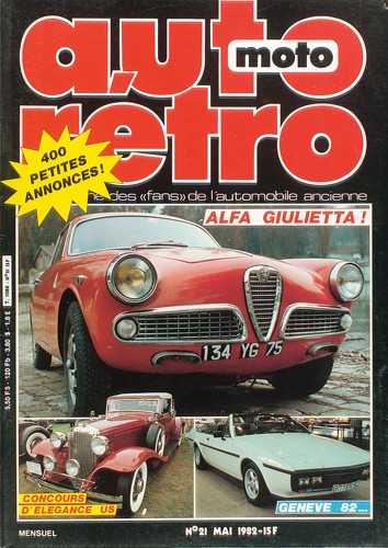 Autoretro n° 21 du 22/05/1982