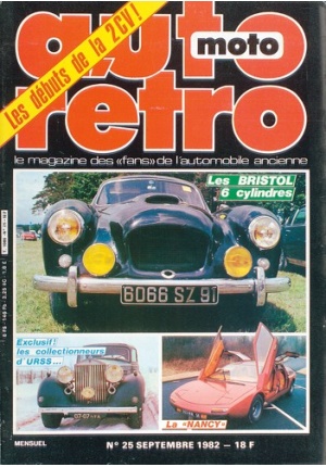 Autoretro n° 25 du 22/10/1982