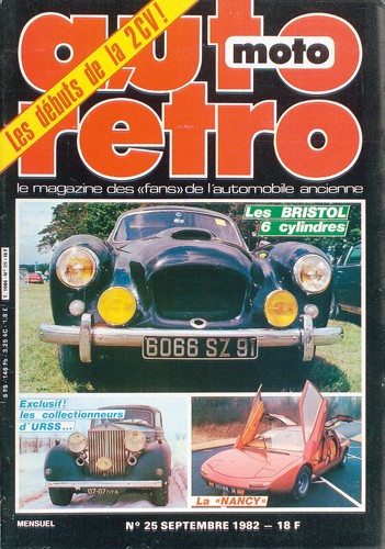 Autoretro n° 25 du 22/10/1982