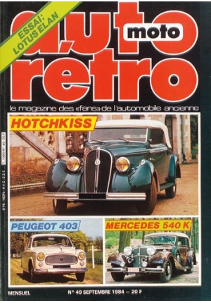 Autoretro n° 49 du 22/12/1984