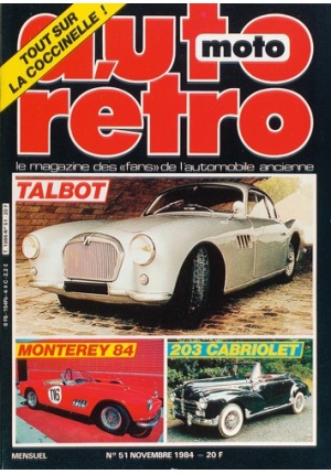 Autoretro n° 51 du 22/02/1985